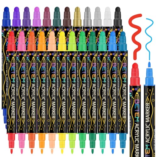 Affordable, Versatile, and High-Quality Double-Tip Acrylic Paint Pens Review