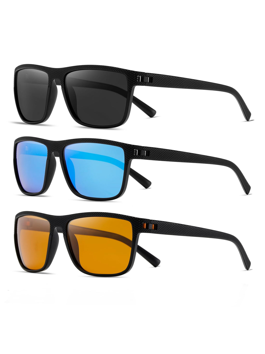 Vintage Square Polarized Sunglasses for Men
