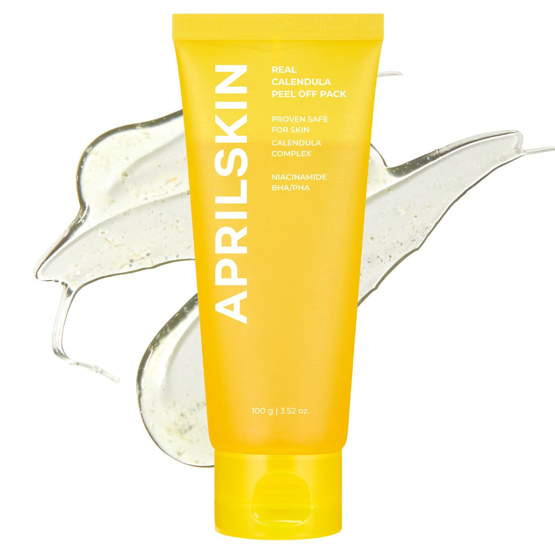 Calendula Flower-Infused Facial Peel-Off Mask for Gentle Exfoliation and Brightening.