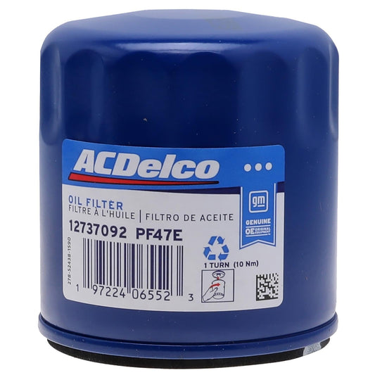 ACDelco GM Original Equipment Oil Filter Part Number Identification PF47E