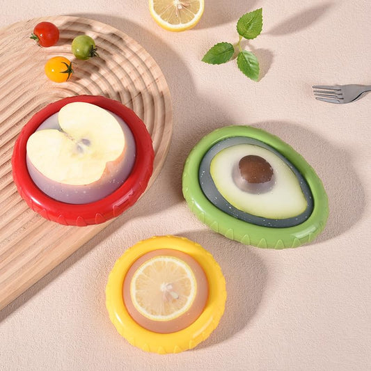 Silicone Fruit and Vegetable Storage Containers with Lids
