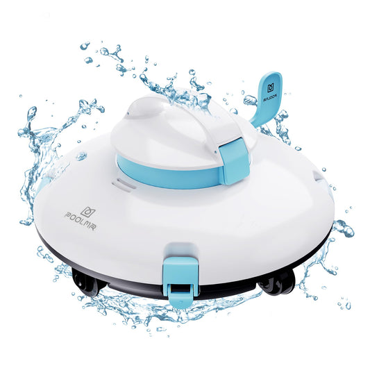 PoolMr Cordless Robotic Pool Cleaner - above Ground Pool Vacuum - 52 Ft/Min Speed, Dual-Motor, IPX8 Waterproof, ...