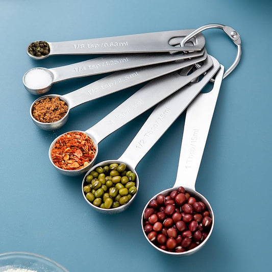 Stainless Steel Measuring Spoon Set for Cooking and Baking