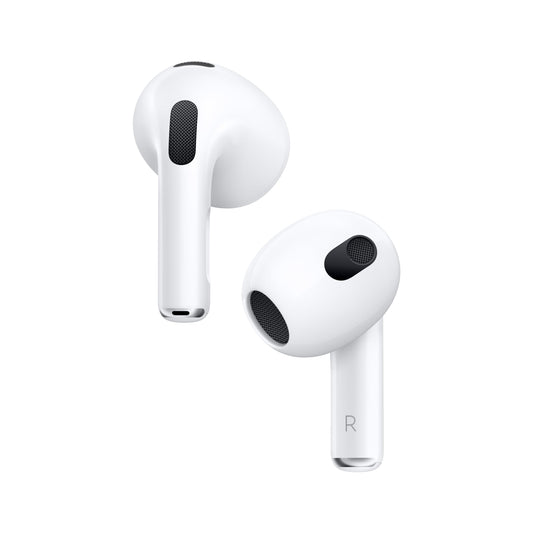 Apple AirPods (3rd Generation) Wireless Ear Buds, Bluetooth Headphones, Personalized Spatial Audio, Sweat and Water Resistant