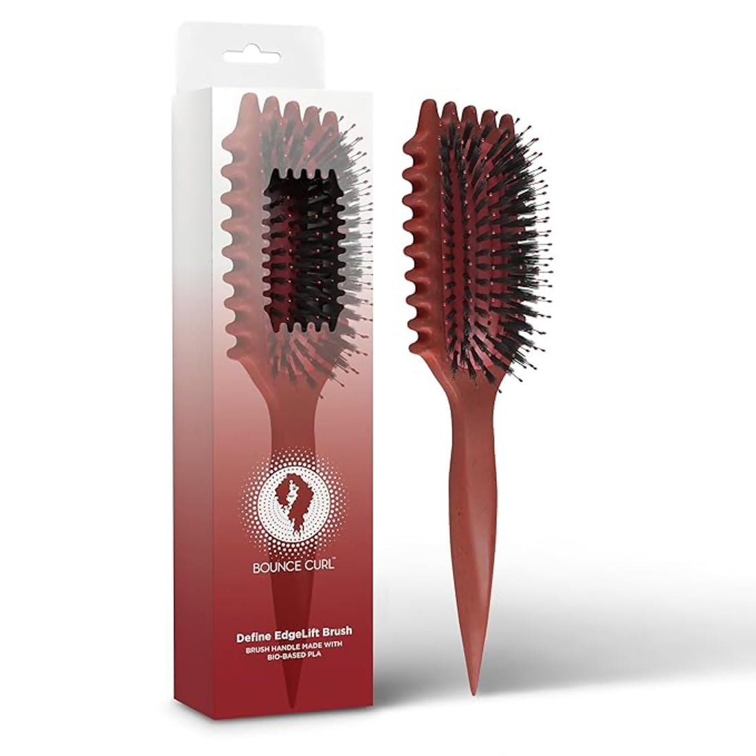 Original Define Edgelift Brush in Period Noir Inspired, Brick Red.