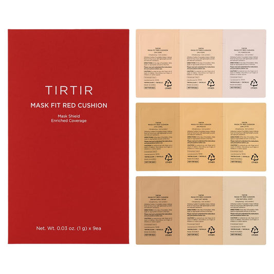 TIRTIR Mask Fit Red Cushion Foundation | Japan's No.1 Choice for Glass skin, Long-Lasting, Lightweight, Buildable ...