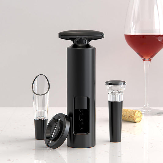 4-in-1 Wine Opener Kit with Foil Cutter & Self-Pulling Corkscrew