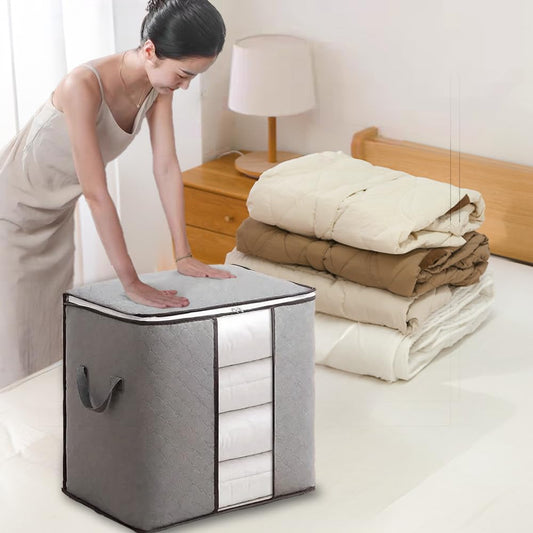 Extra Storage Bags with Zipper and Handles for Moving and Storage Needs