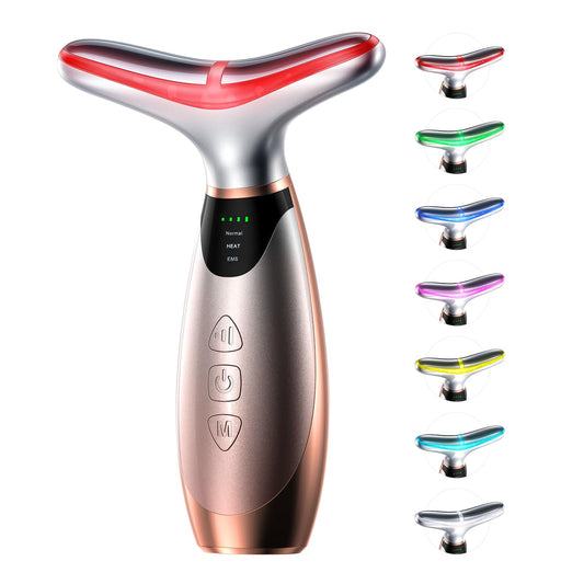 Pedete Facial Massager Review: 7 Color Red Light Therapy Face Lift Device