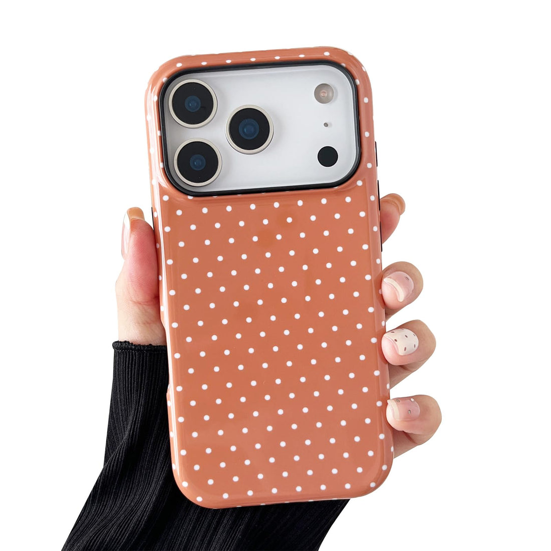 Cute iPhone Cases for Women with Polka Dot Design