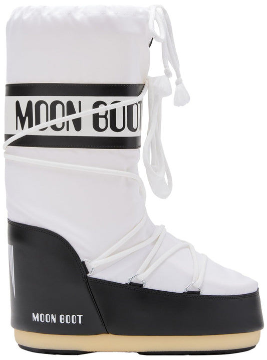 Moon Boot, Icon Nylon Insulated Slip On Unisex Snow Boots.