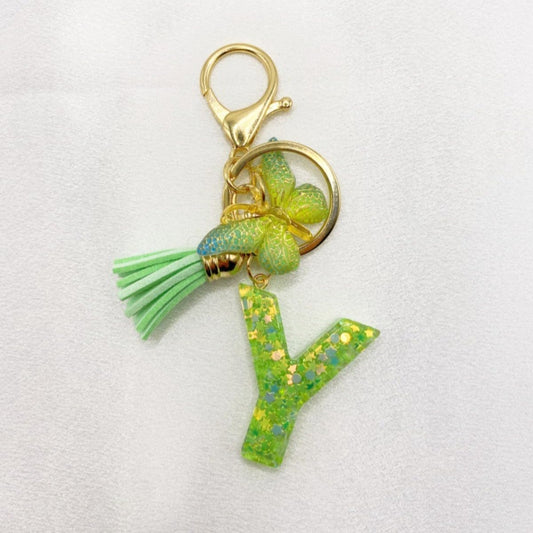 Letter Y Personalized Keychain