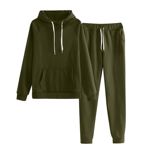 Cozy Comfortable 2-Piece Sweatsuit Sets for Women's Fall Lounge Wear.