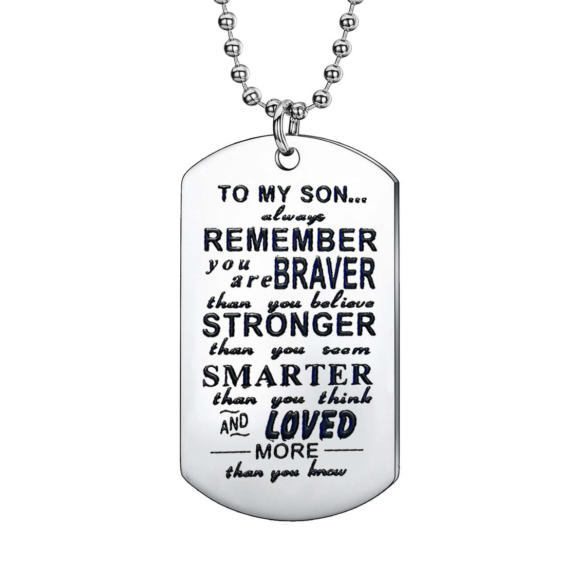Inspirational Necklace Gifts for Son - Birthday ⁘ Christmas.