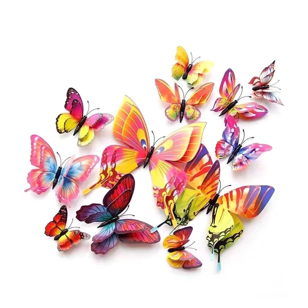 Butterfly Wall Decor Stickers with Magnets