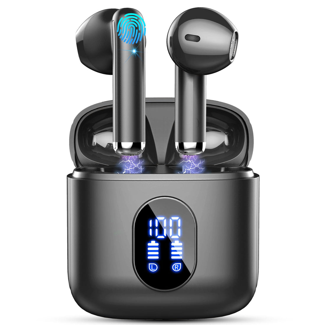 Wireless Earbuds Bluetooth 5.3 Earbuds Hi-Fi Stereo, 2024 Ear Buds with 4 ENC Mics, 3g Mini Bluetooth Headphones in Ear, 30H