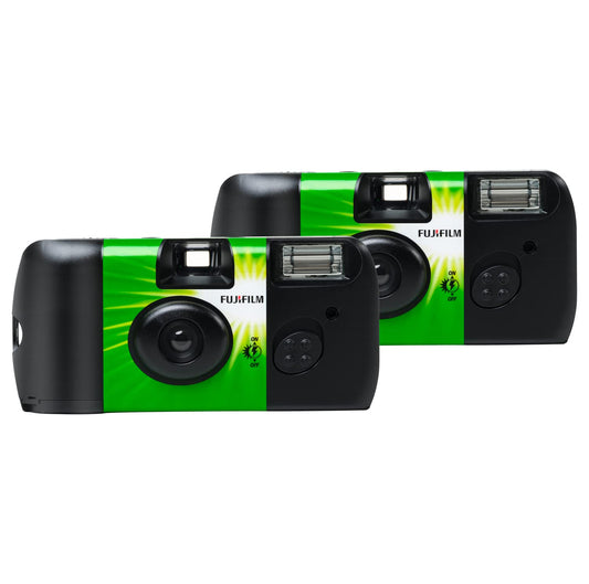 Fujifilm QuickSnap Flash 400 One-Time-Use Camera - 2 Pack.