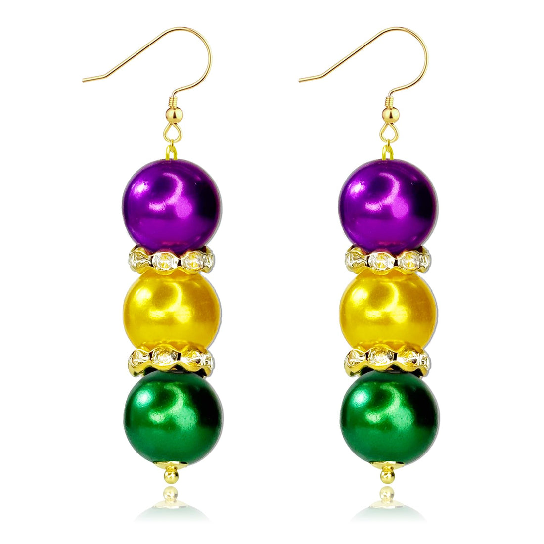 Add a touch of Mardi Gras magic to your outfit.