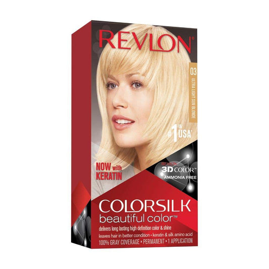 Revlon Permanent Hair Color, Permanent Hair Dye, Colorsilk with 100%