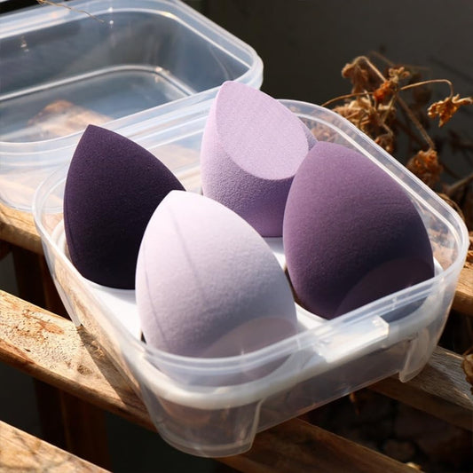 Non Latex Makeup Sponges with Storage