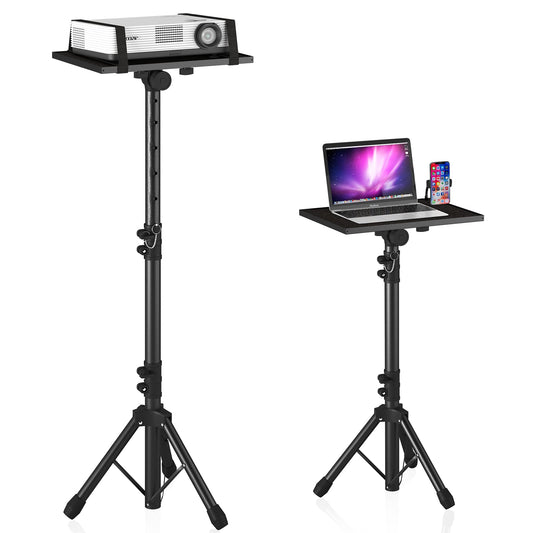 DECOSIS Projector Stand Tripod from 23⁘ to 46⁘, Laptop Tripod Stand Height Adjustable with ...