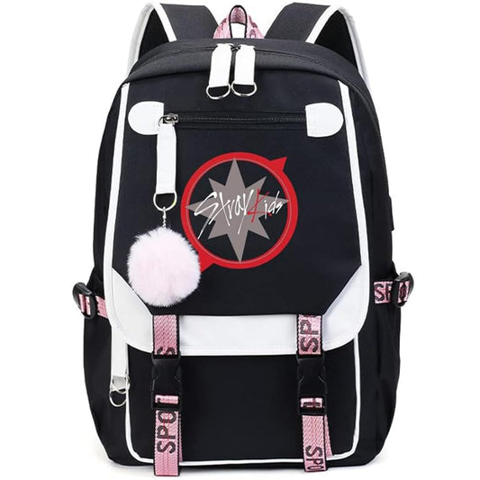 eTel Like Stray Kids Backpack Merch, Stray Kids Book Bag Casual Backpack.