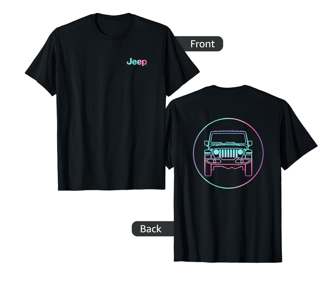 Jeep Rainbow Badge - Officially Licensed T-Shirt.