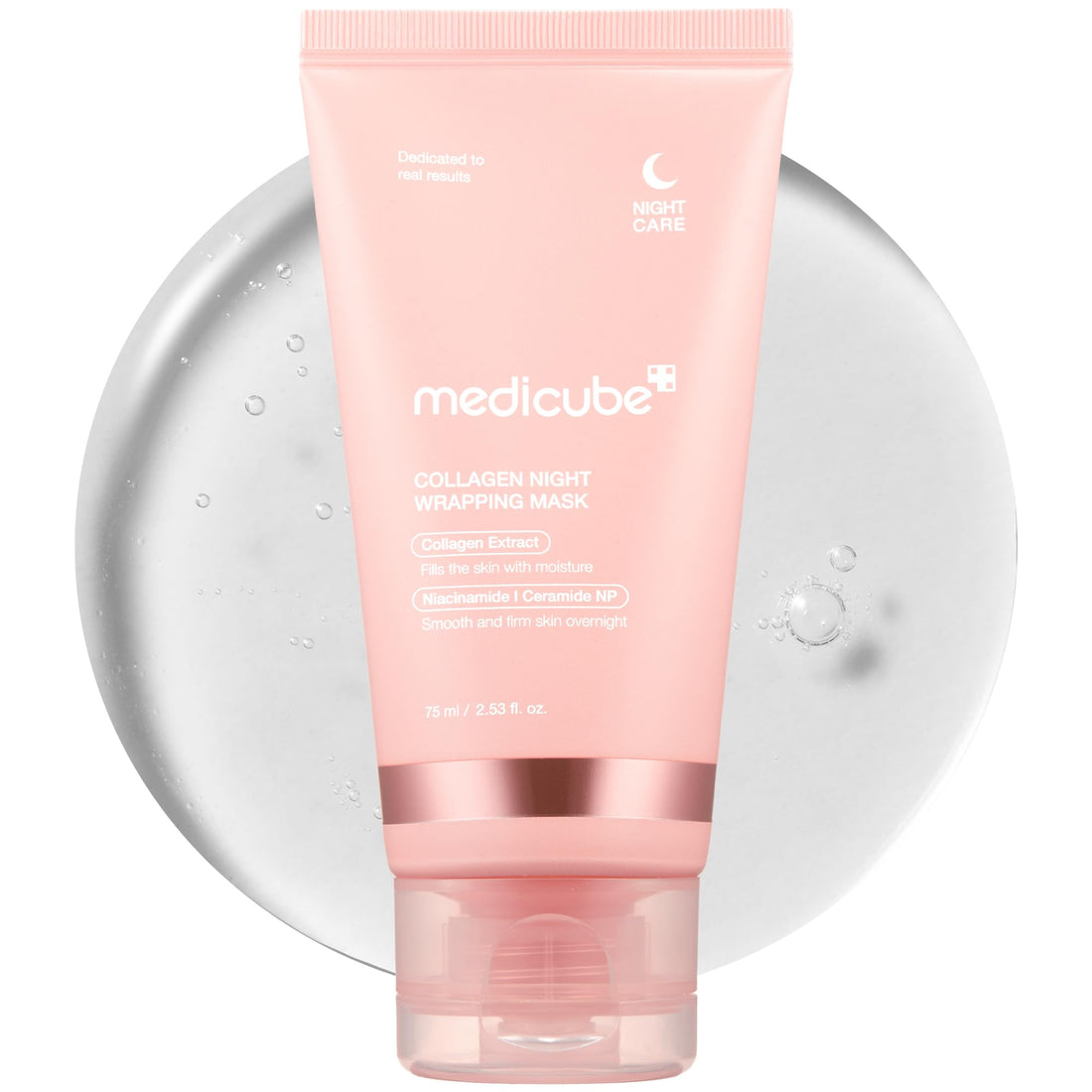 Medicube Collagen Overnight Wrapping Peel Off Facial Mask Pack - Elasticity ⁘ Hydration Care, ...