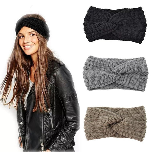 Womens Braided Winter Headbands