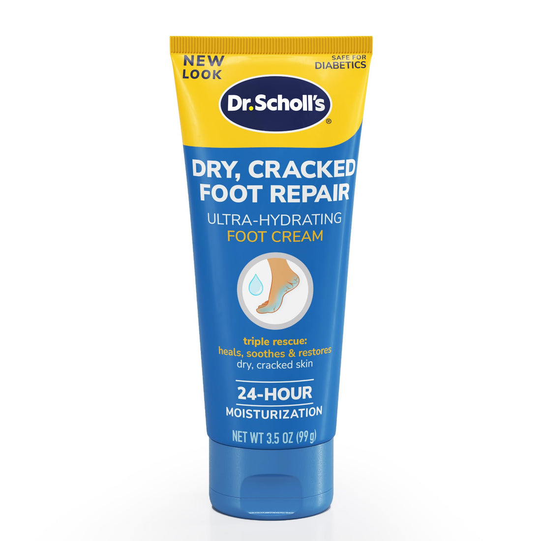 Dr. Scholl's Ultra-Hydrating Foot Cream for Dry, Cracked Feet Repair.