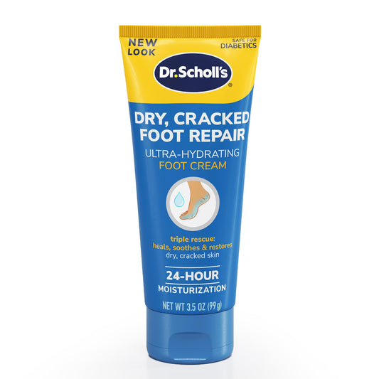 Dr. Scholl's Ultra-Hydrating Foot Cream for Dry, Cracked Feet Repair.