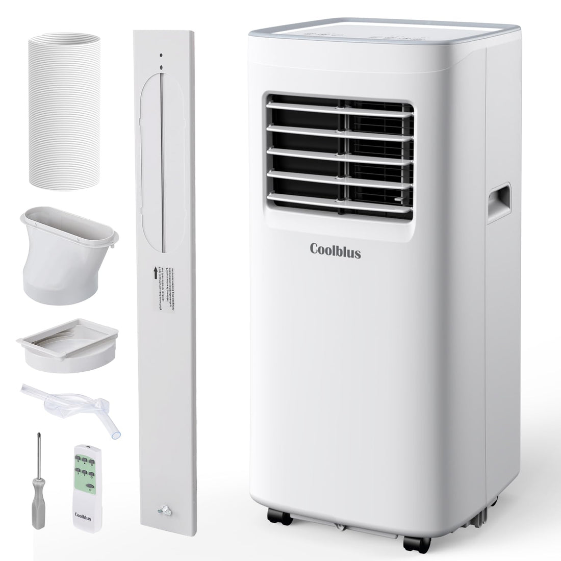 8500 BTU Portable Air Conditioners Cool Up to 360 Sq.Ft,3 IN 1 portable ac unit with Remote Control/LED Display/24Hrs ...