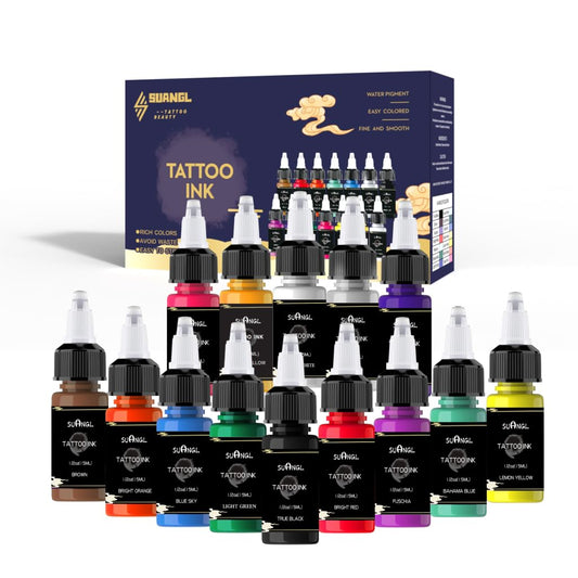 SUANGL Tattoo Ink Set of 14 Colors