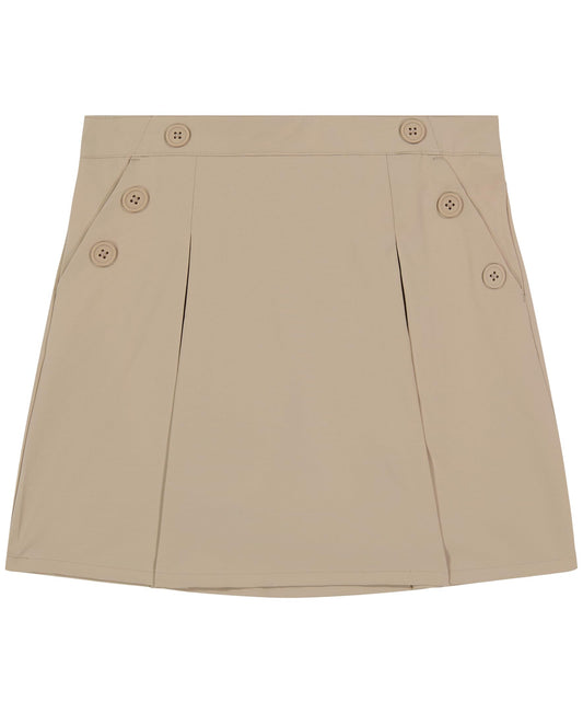 Nautica Girls' School Uniform Stretch Poplin Scooter.