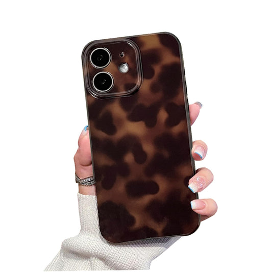Cute Amber Leopard iPhone Case - Shockproof & Camera Protective Phone Cover