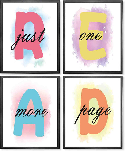 Read Letters Wall Art Prints
