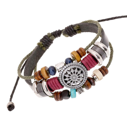 Bohemian Beaded Layered Bracelets for Women