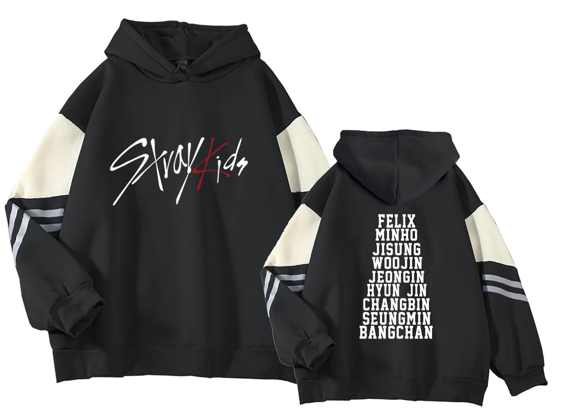 Unleash Your Inner Stray Kids Fan with Rockin' Hoodie Fury!