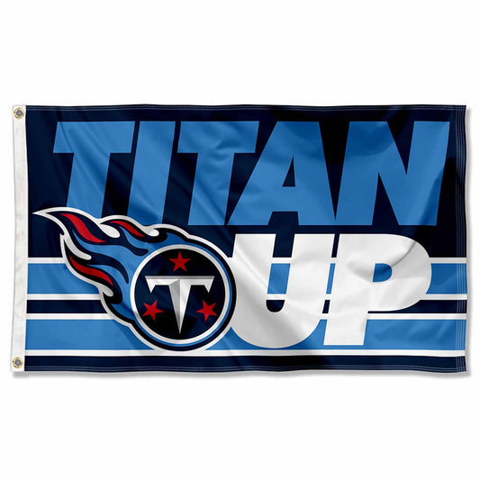 WinCraft Tennessee Titans Titan Up 3x5 Outdoor Flag.