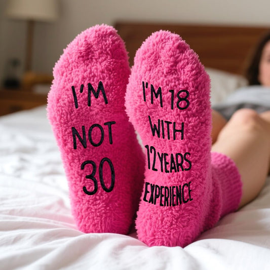 Funny 30th Birthday Socks for Women