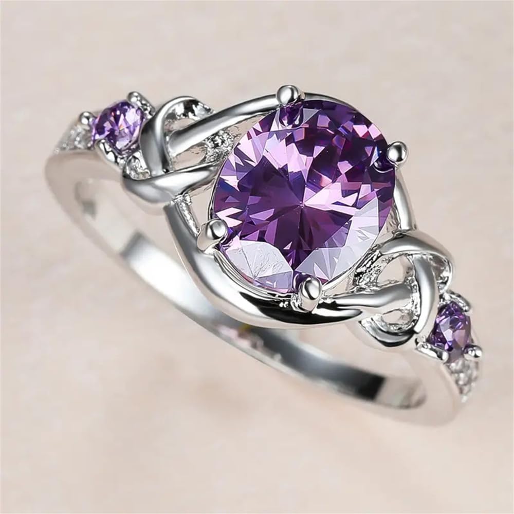 Purple Oval CZ Ring: Real Luxury Look for Under $50?