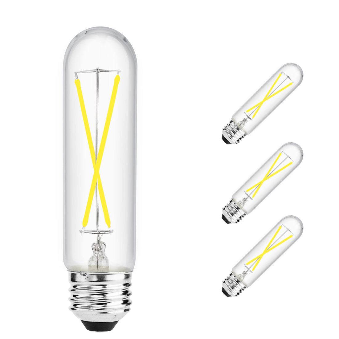 Yaoten LED Edison Bulb T10 Dimmable Daylight 5000K 2W (Equivalent to 25W) 3-Pack Review