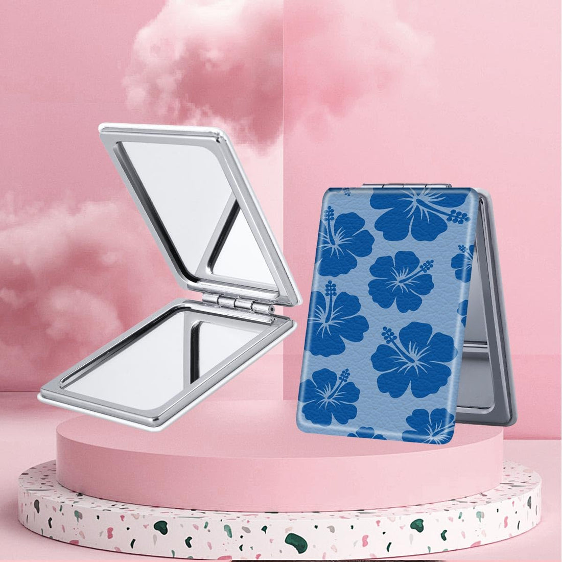 This Foldable Mirror Has a Hidden Feature Makeup Lovers Need