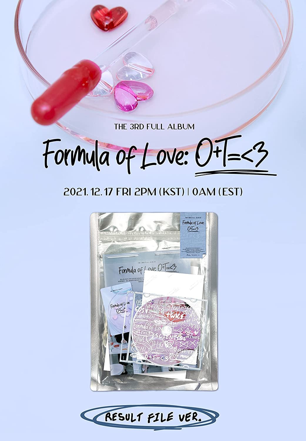 TWICE - Formula Of Love: O+T=<3 (Result File Cover incl.