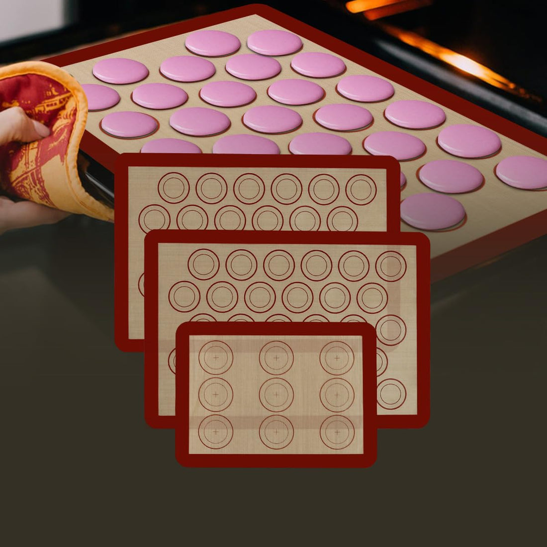 Non Stick Silicone Macaron Baking Mats