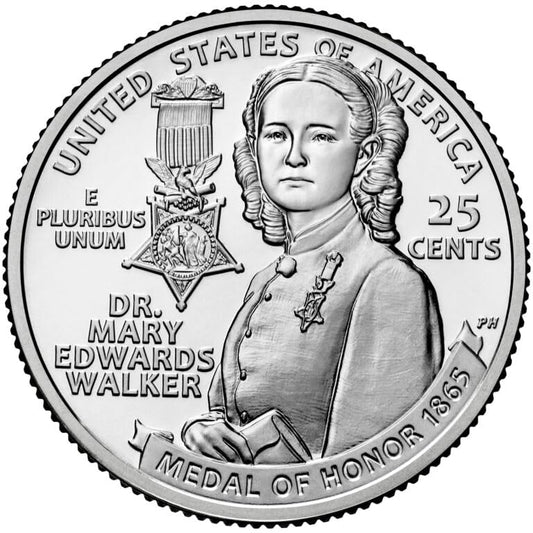 2024 P, D Dr. Mary Edwards Walker, American Women Quarter Series 2 Coin Uncirculated