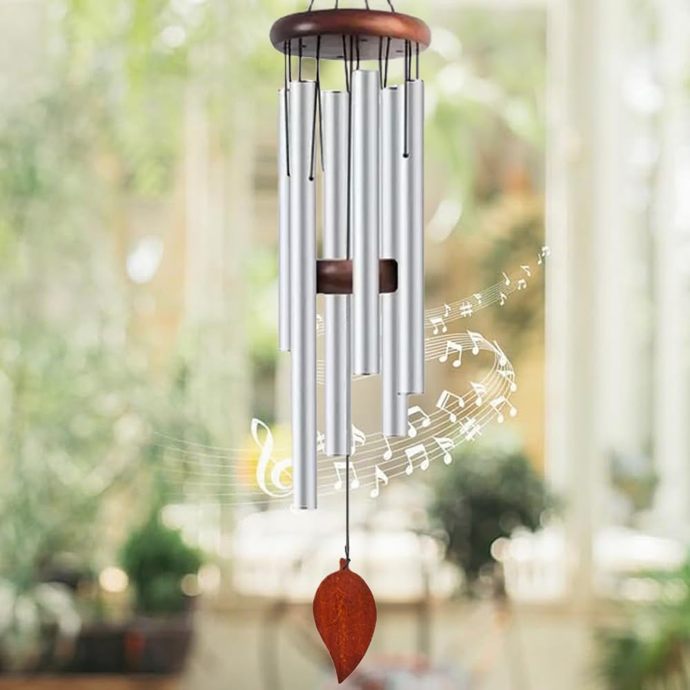 Large Outdoor Wind Chimes with Tuned Tubes for Garden