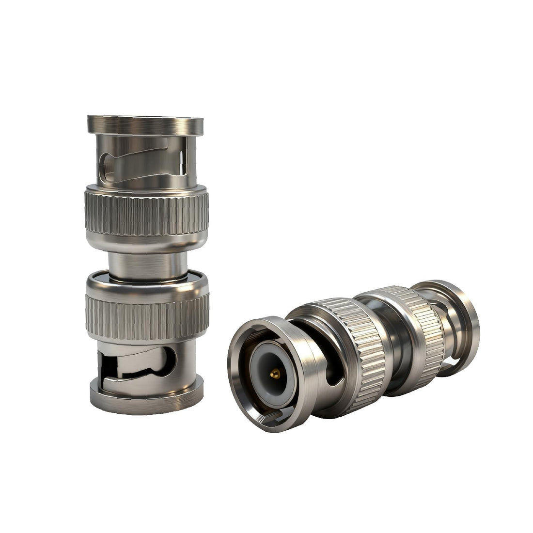 BNC Male to Male Plug Adapter for CCTV Security System Cameras