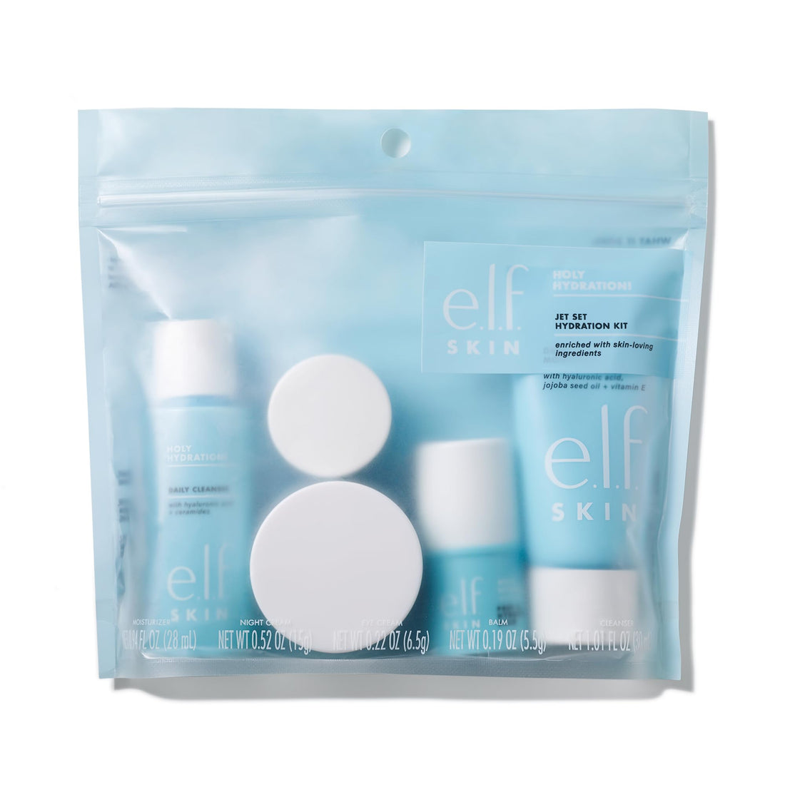 E. l. f. Jet Set Hydration Kit for Healthy, Hydrating Travel Skincare.