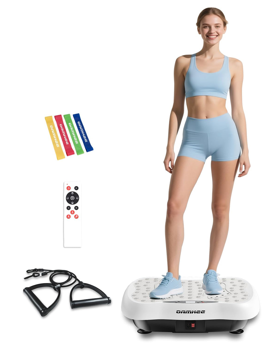 Vibrating Fitness Platform for Full Body Workout and Lymphatic Drainage